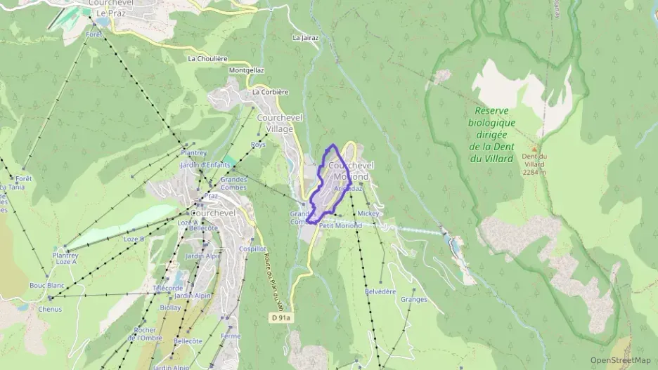 Appartement 65 m² quatre pièces à vendre à Courchevel