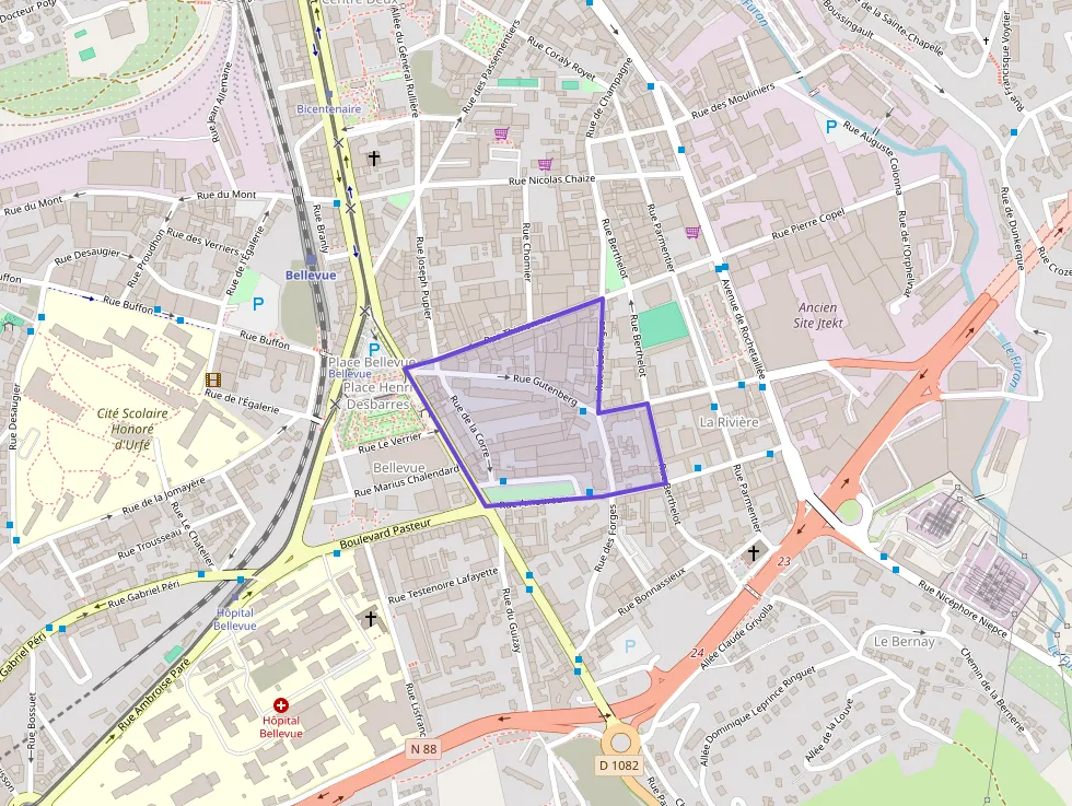 Appartement 51 m² trois pièces à vendre à Saint-Étienne