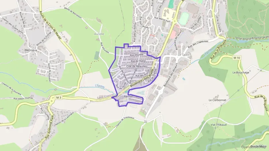 Appartement 82 m² trois pièces à vendre à Roche-la-Molière