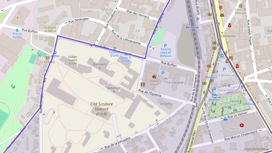 Appartement 67 m² trois pièces à vendre à Saint-Étienne