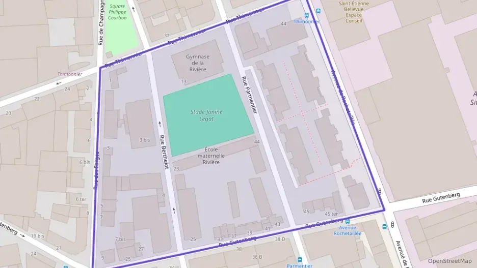 Appartement 42 m² deux pieces à vendre à Saint-Étienne Appartement 42 m² deux pieces à vendre à Saint-Étienne