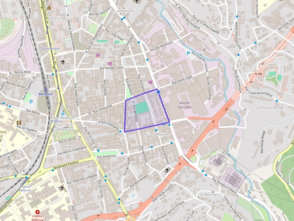 Appartement 42 m² deux pieces à vendre à Saint-Étienne