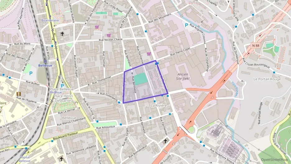 Appartement 57 m² trois pièces à vendre à Saint-Étienne