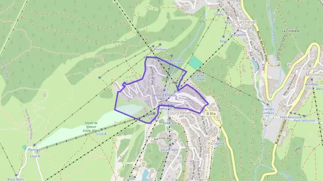 Appartement 30 m² deux pieces à vendre à Courchevel