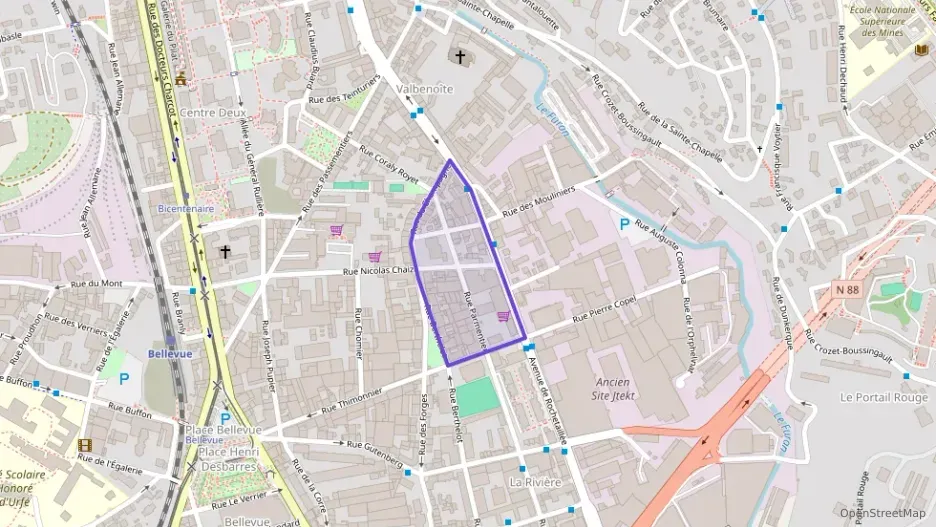 Appartement 72 m² trois pièces à vendre à Saint-Étienne