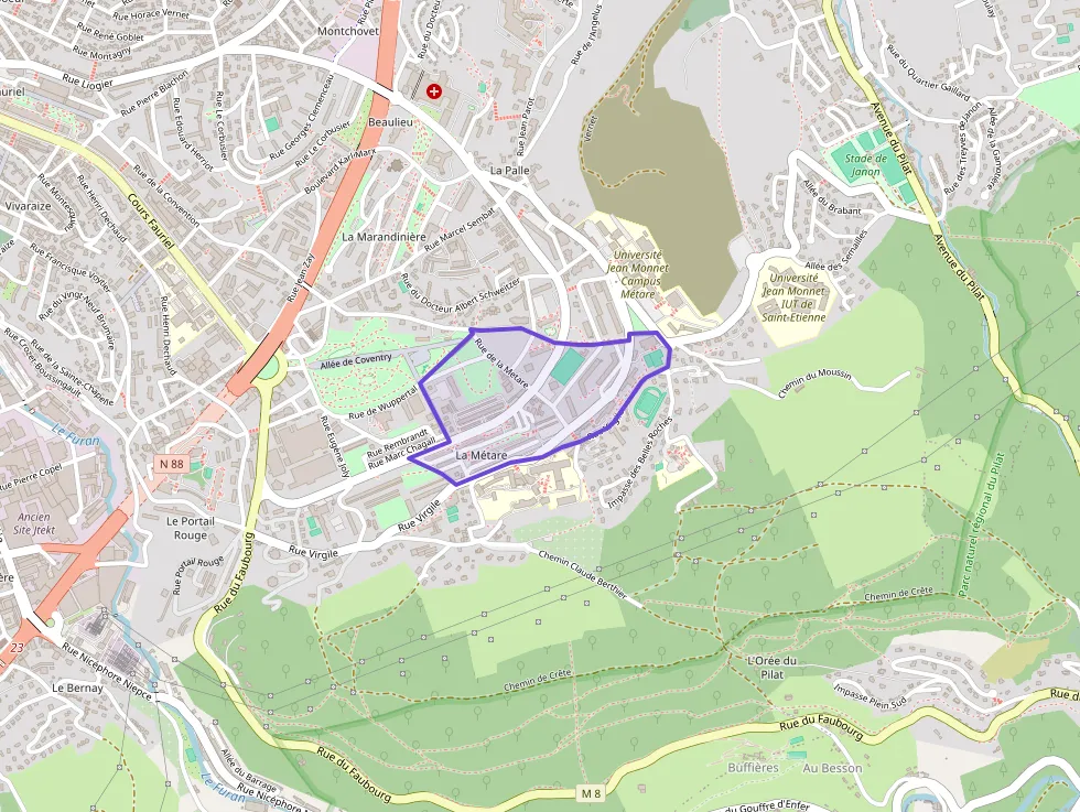 Appartement 77 m² quatre pièces à vendre à Saint-Étienne