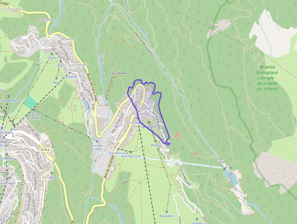 Appartement 42 m² trois pièces à vendre à Courchevel