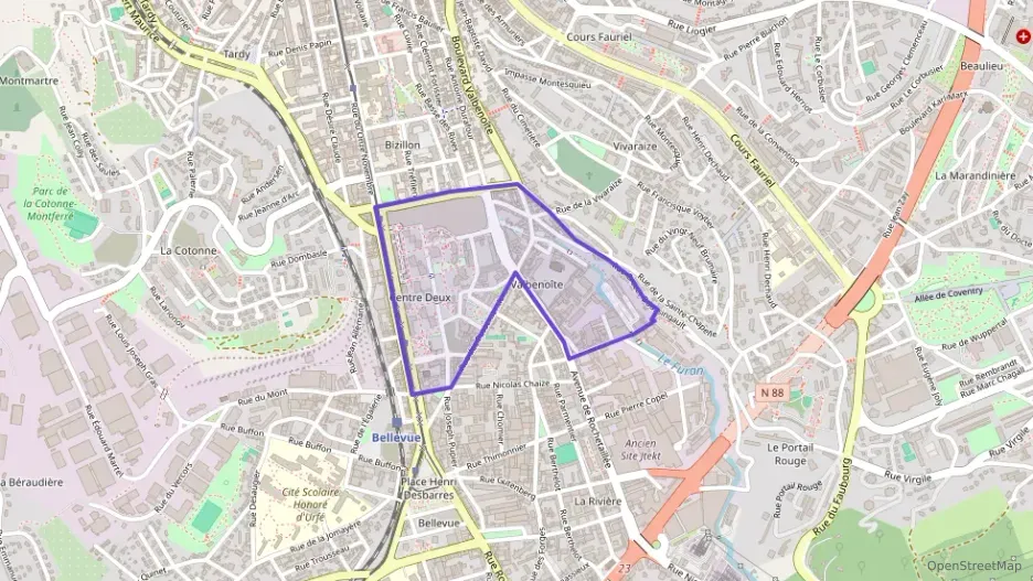 Appartement 52 m² trois pièces à vendre à Saint-Étienne