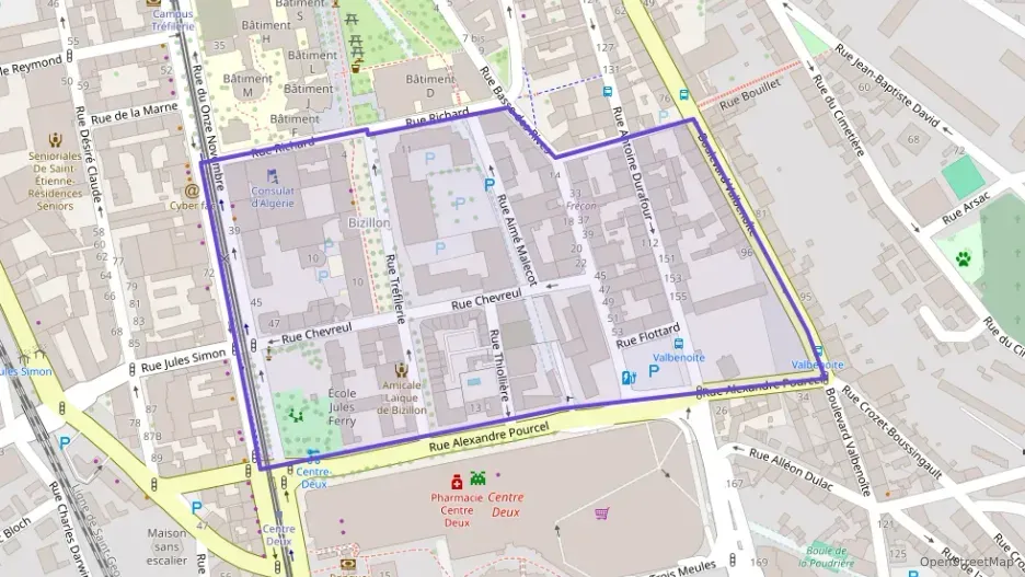 Appartement 65 m² trois pièces à vendre à Saint-Étienne Appartement 65 m² trois pièces à vendre à Saint-Étienne