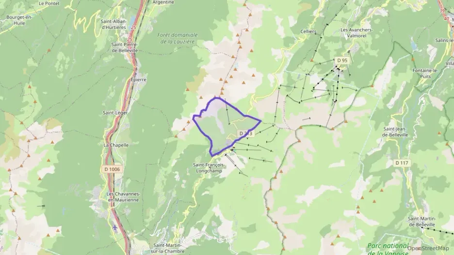 Appartement 66 m² trois pièces à vendre à Saint-François-Longchamp Appartement 66 m² trois pièces à vendre à Saint-François-Longchamp