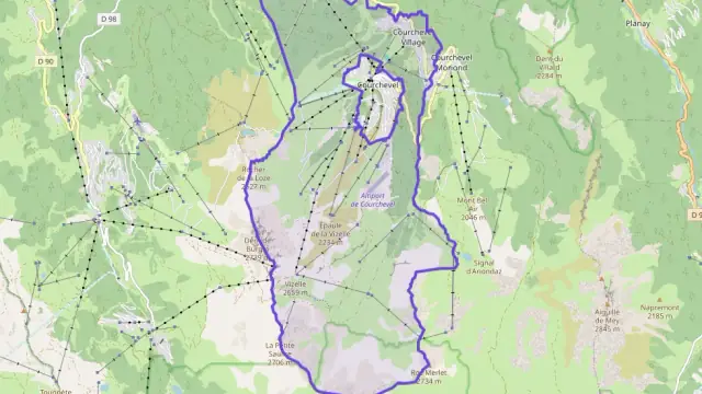Appartement 41 m² deux pieces à vendre à Courchevel