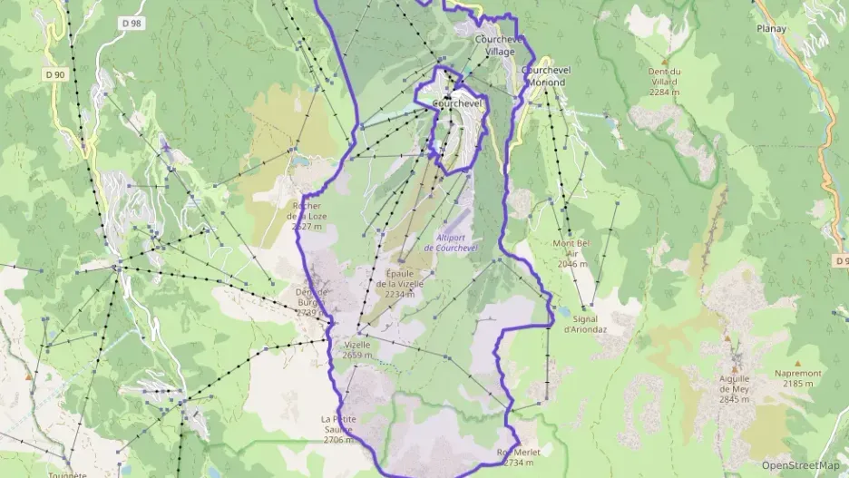 Appartement 80 m² trois pièces à vendre à Courchevel
