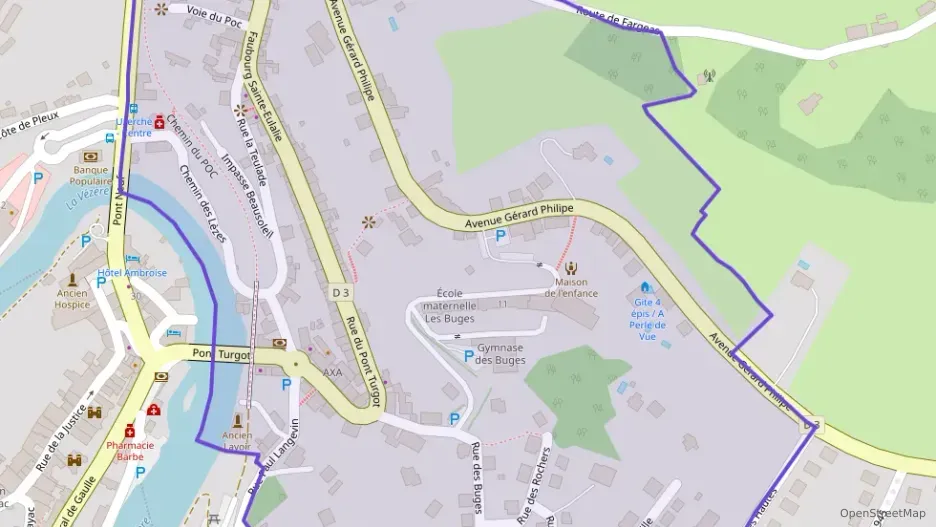 Appartement 75 m² trois pièces à vendre à Uzerche Appartement 75 m² trois pièces à vendre à Uzerche