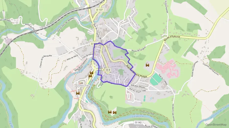 Appartement 75 m² trois pièces à vendre à Uzerche Appartement 75 m² trois pièces à vendre à Uzerche