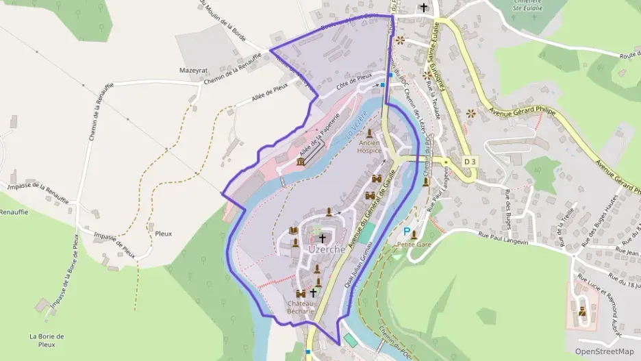 Appartement 72 m² trois pièces à vendre à Uzerche Appartement 72 m² trois pièces à vendre à Uzerche