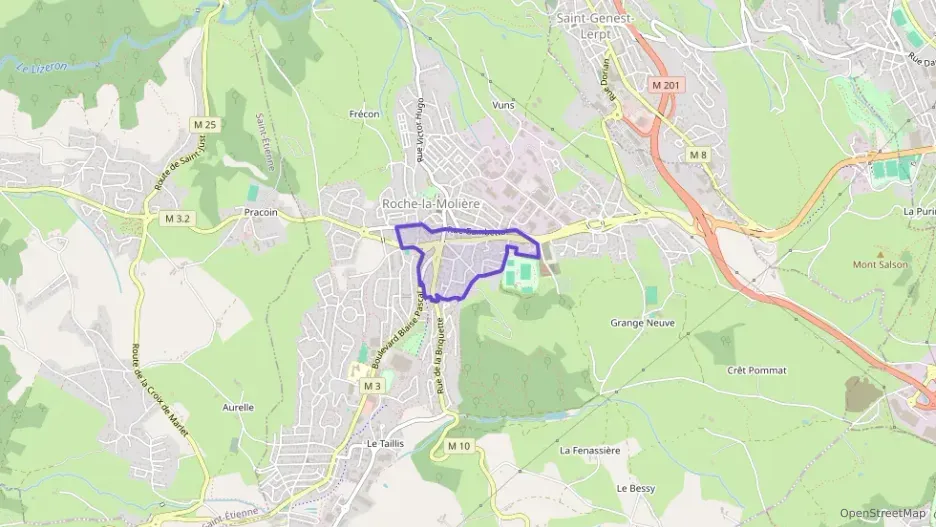 Appartement 66 m² trois pièces à vendre à Roche-la-Molière