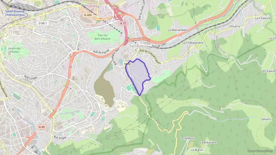 Appartement 65 m² trois pièces à vendre à Saint-Étienne Appartement 65 m² trois pièces à vendre à Saint-Étienne