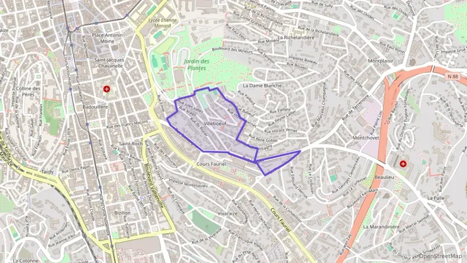 Appartement 59 m² deux pieces à vendre à Saint-Étienne Appartement 59 m² deux pieces à vendre à Saint-Étienne