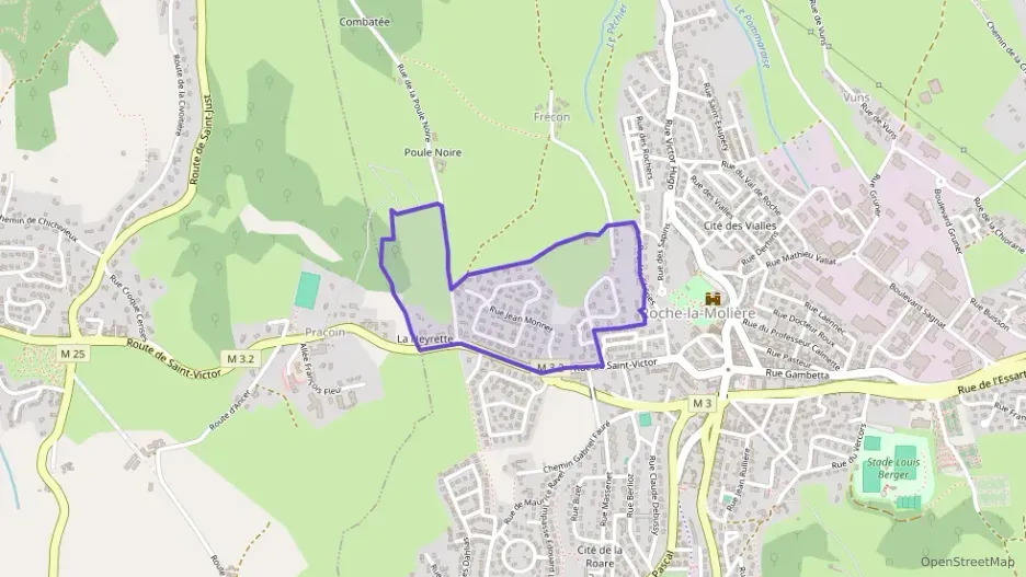 Appartement 61 m² trois pièces à vendre à Roche-la-Molière