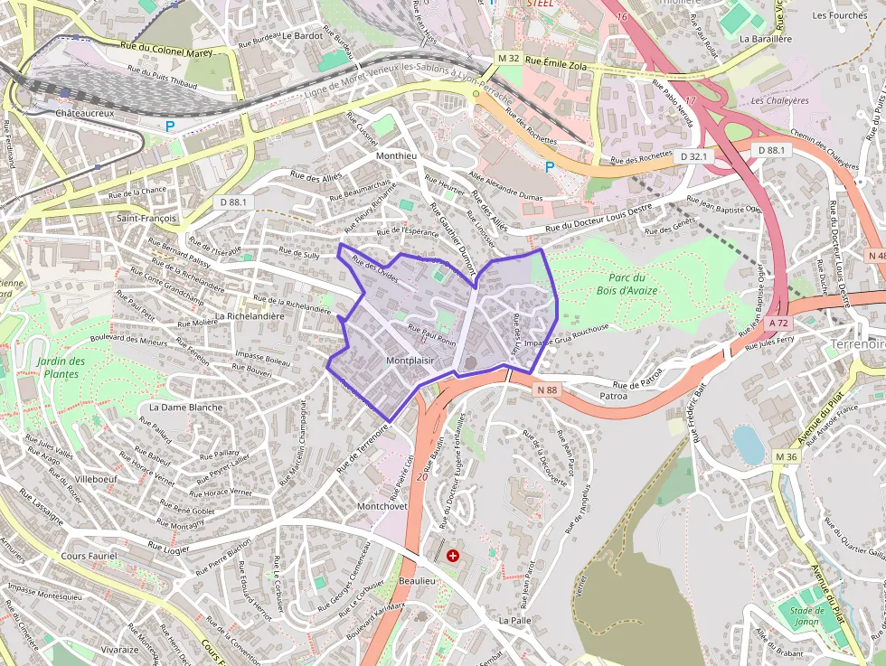 Appartement 45 m² deux pieces à vendre à Saint-Étienne