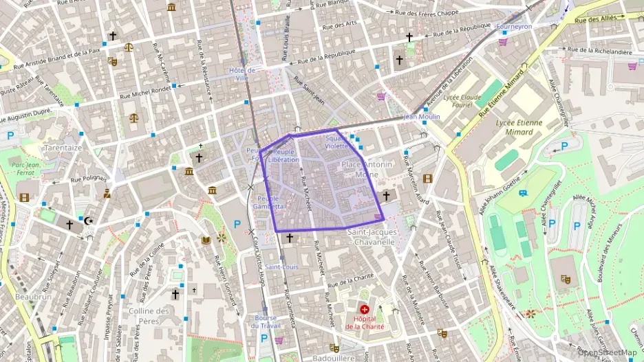 Appartement 78 m² trois pièces à vendre à Saint-Étienne