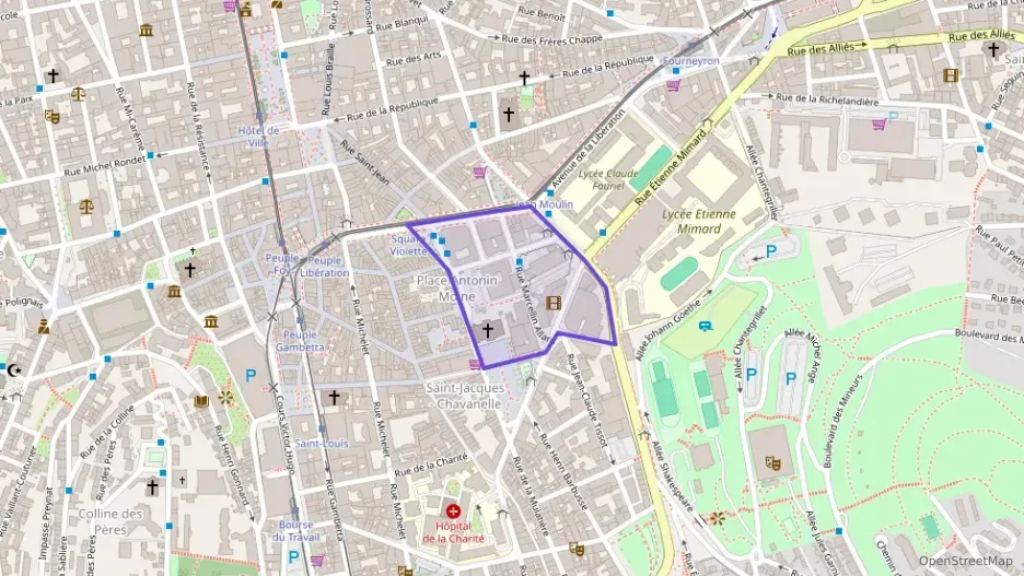 Appartement 60 m² trois pièces à vendre à Saint-Étienne