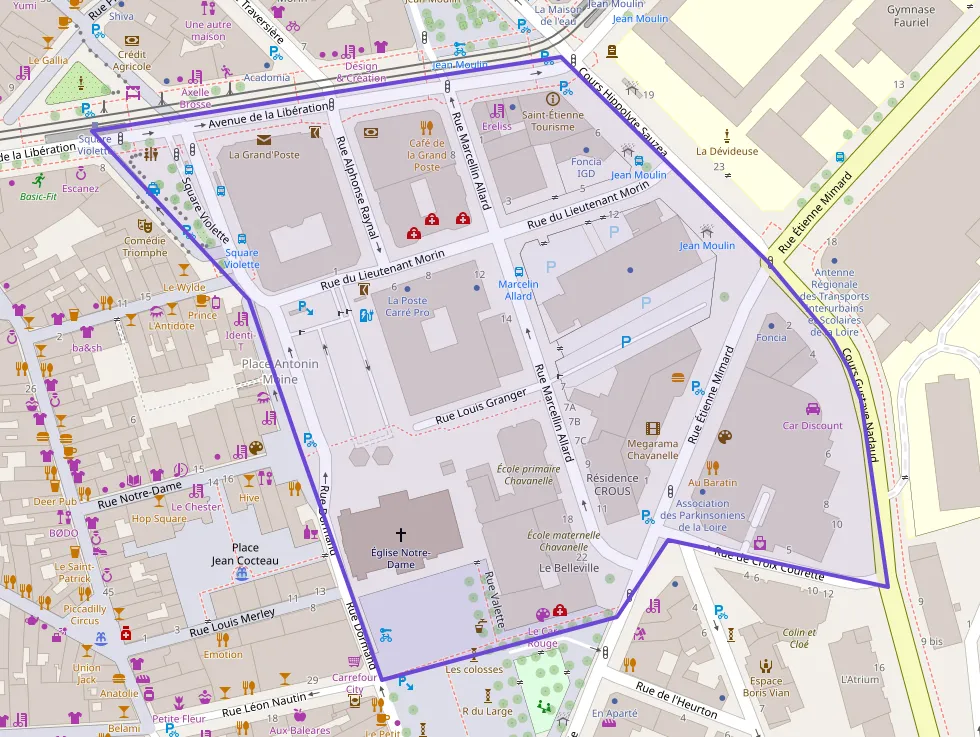 Appartement 30 m² une piece à vendre à Saint-Étienne