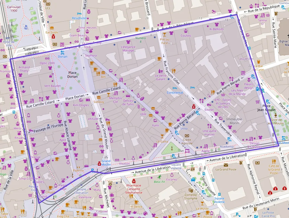 Appartement 42 m² trois pièces à vendre à Saint-Étienne
