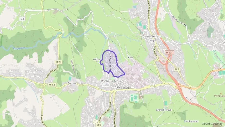 Appartement 76 m² trois pièces à vendre à Roche-la-Molière Appartement 76 m² trois pièces à vendre à Roche-la-Molière