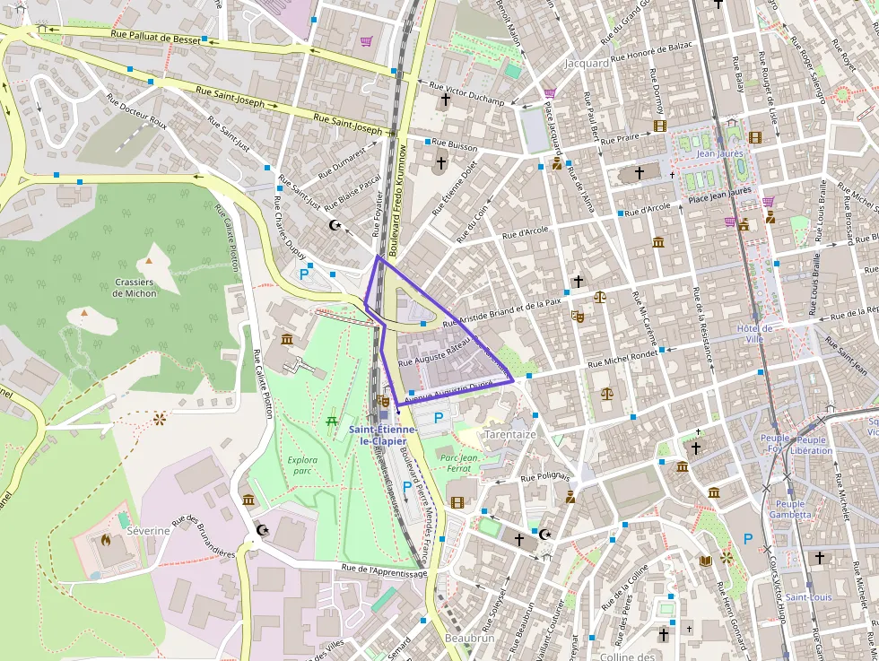 Appartement 45 m² deux pieces à vendre à Saint-Étienne