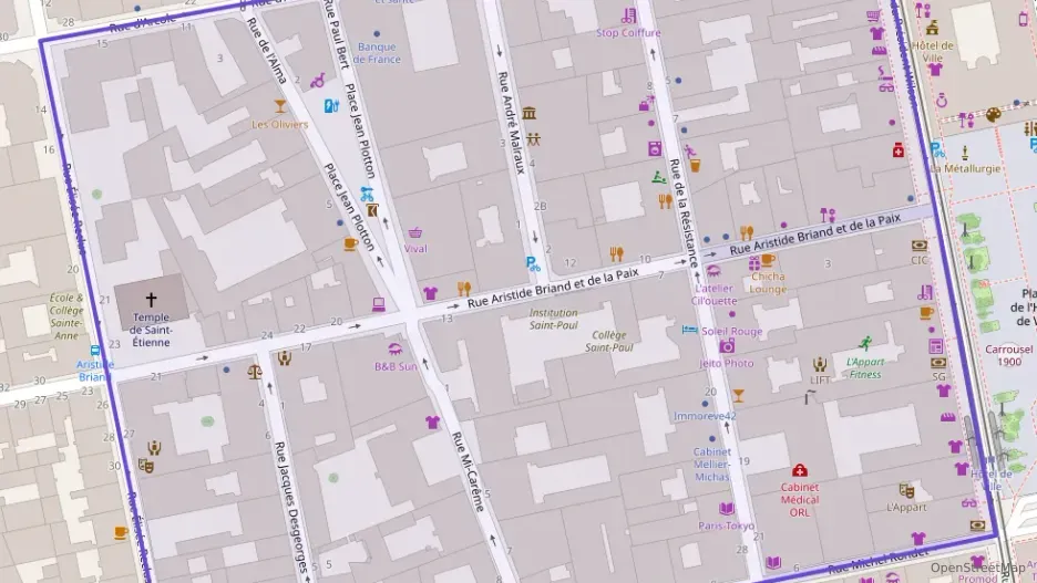 Appartement 105 m² deux pieces à vendre à Saint-Étienne