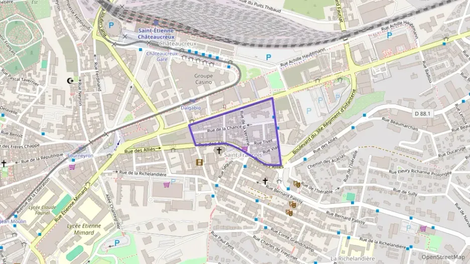 Appartement 25 m² une piece à vendre à Saint-Étienne