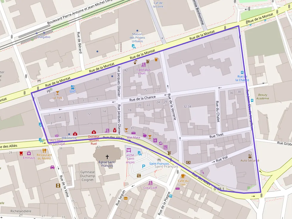 Appartement 40 m² deux pieces à vendre à Saint-Étienne