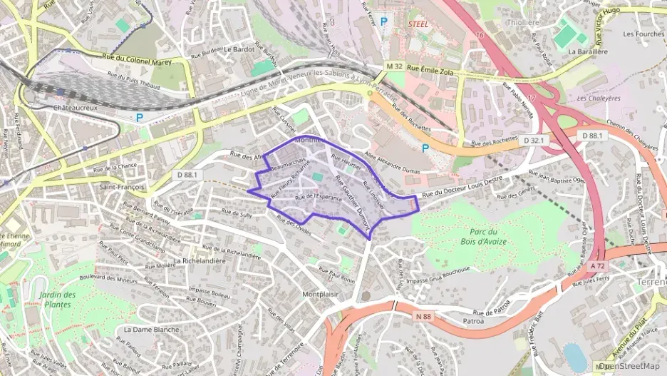 Appartement 26 m² une piece à vendre à Saint-Étienne Appartement 26 m² une piece à vendre à Saint-Étienne