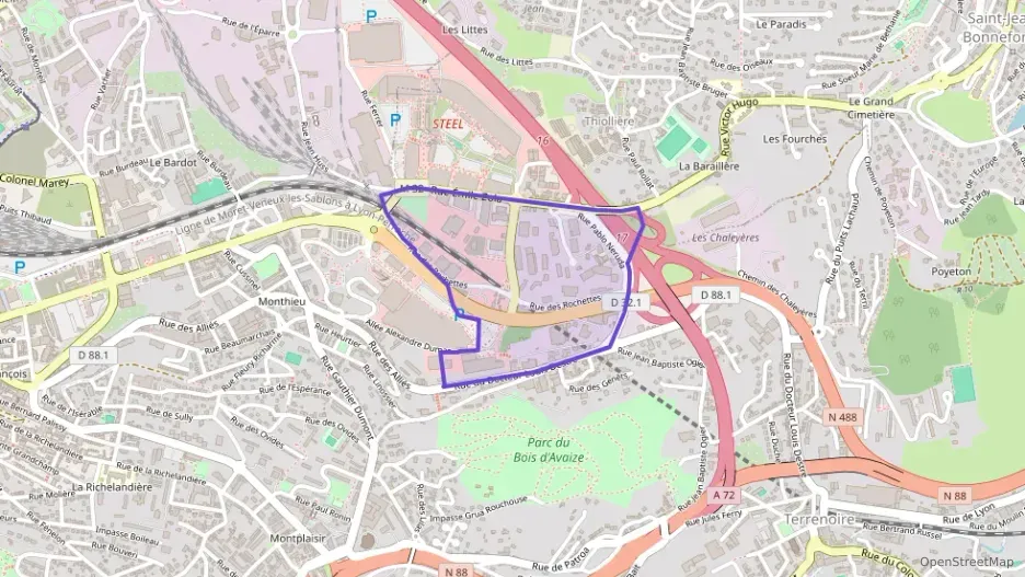 Appartement 68 m² trois pièces à vendre à Saint-Étienne