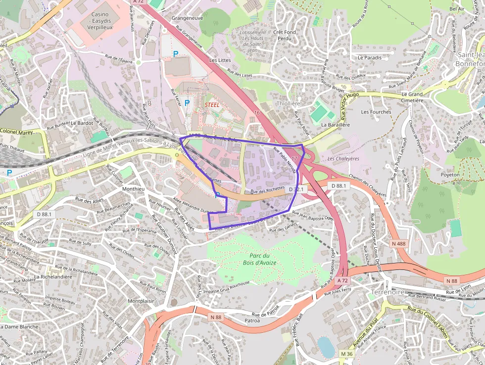 Appartement 46 m² trois pièces à vendre à Saint-Étienne