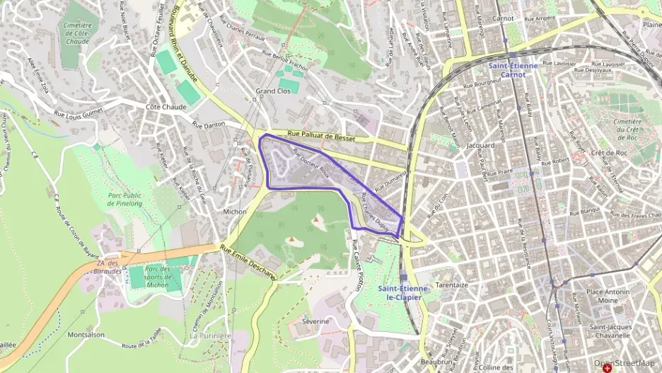 Appartement 77 m² quatre pièces à vendre à Saint-Étienne