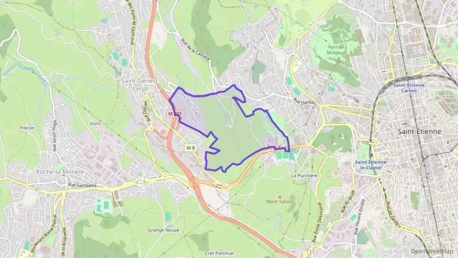 Appartement 82 m² quatre pièces à vendre à Saint-Genest-Lerpt