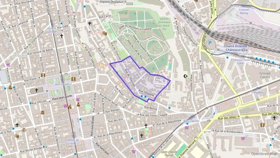 Appartement 77 m² deux pieces à vendre à Saint-Étienne