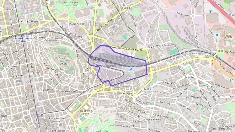 Appartement 87 m² quatre pièces à vendre à Saint-Étienne