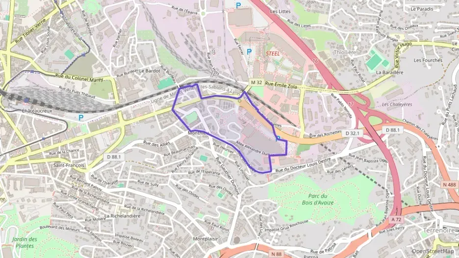 Appartement 63 m² trois pièces à vendre à Saint-Étienne Appartement 63 m² trois pièces à vendre à Saint-Étienne