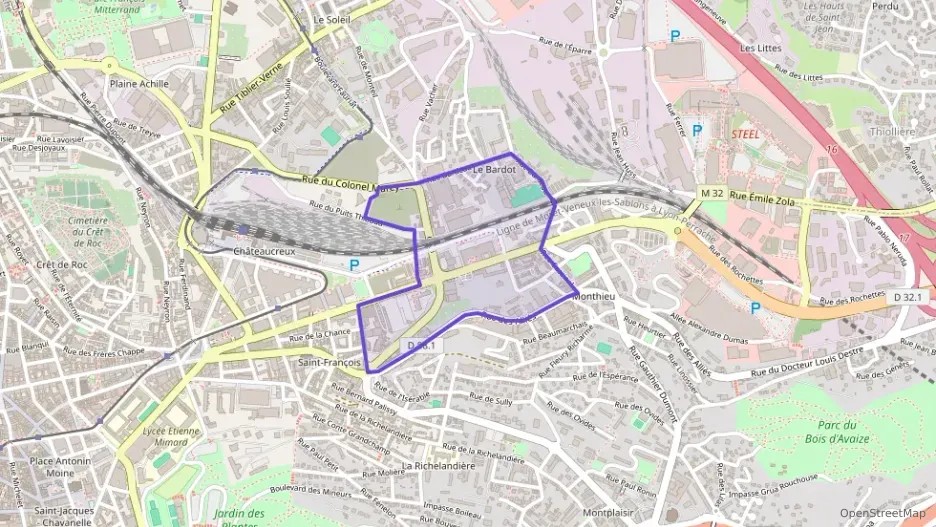 Appartement 59 m² deux pieces à vendre à Saint-Étienne