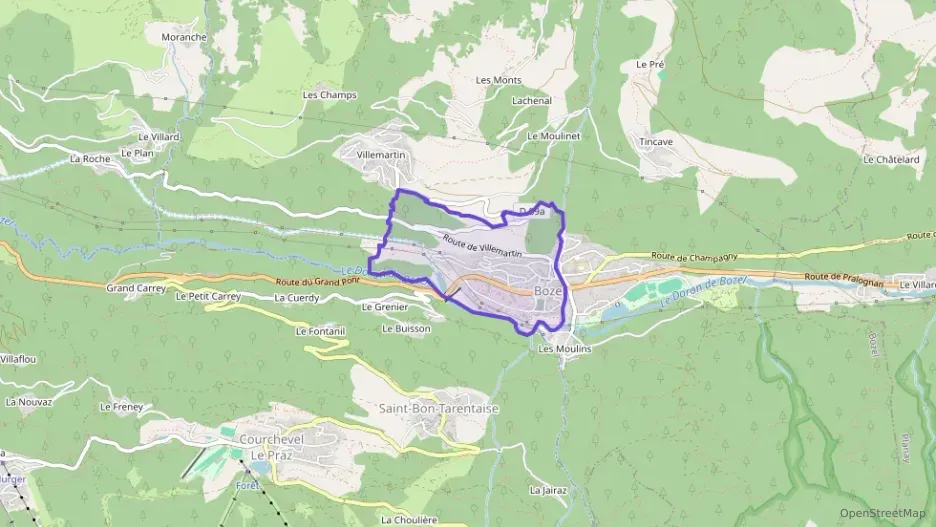 Appartement 60 m² trois pièces à vendre à Bozel Appartement 60 m² trois pièces à vendre à Bozel