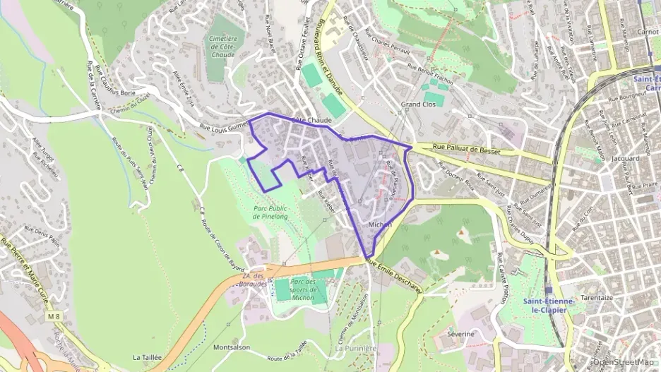 Appartement 56 m² deux pieces à vendre à Saint-Étienne