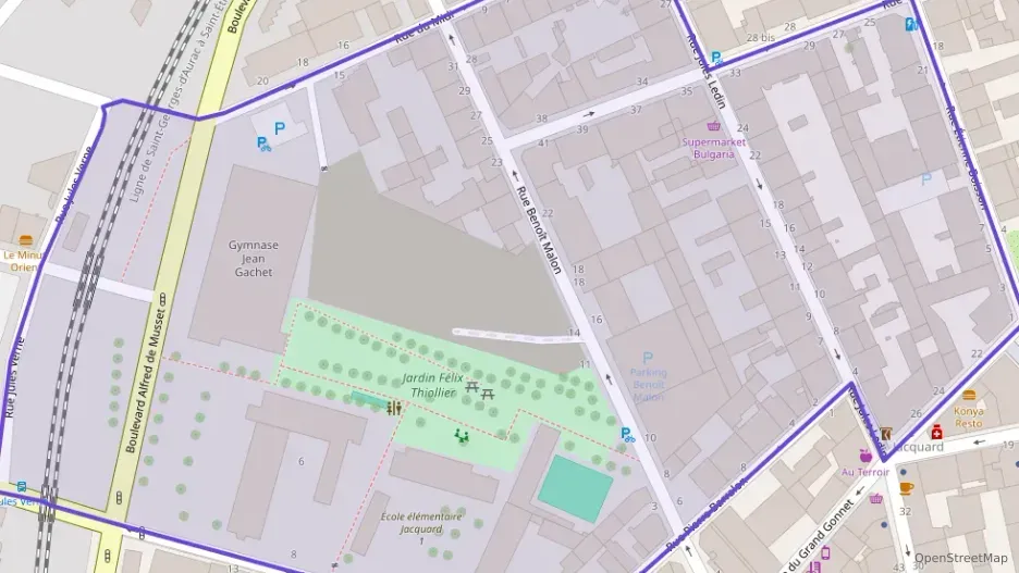 Appartement 46 m² deux pieces à vendre à Saint-Étienne