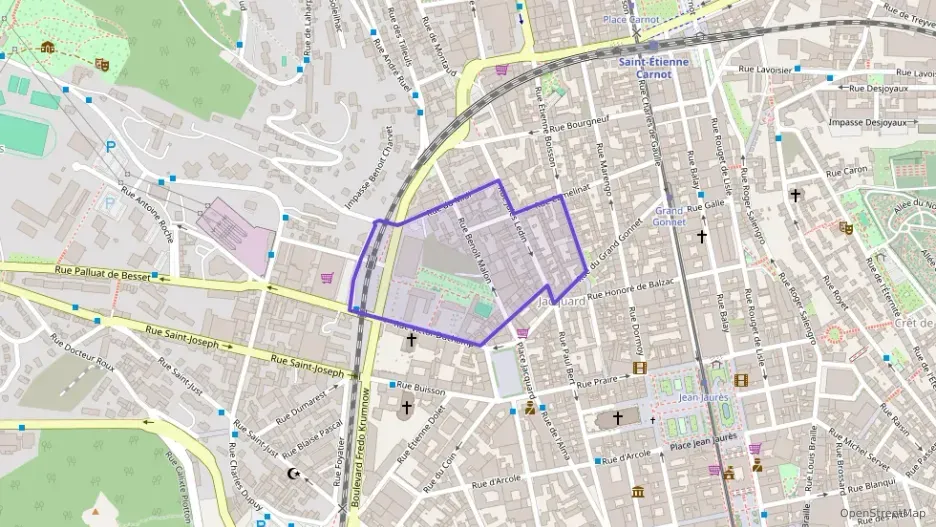 Appartement 46 m² deux pieces à vendre à Saint-Étienne