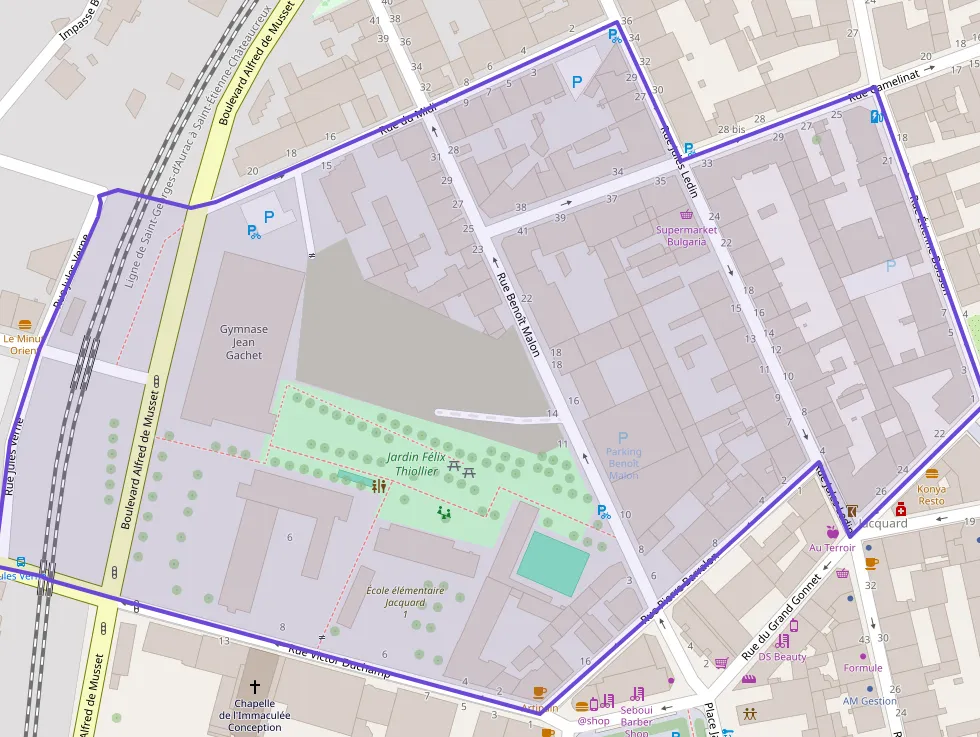 Appartement 44 m² une piece à vendre à Saint-Étienne