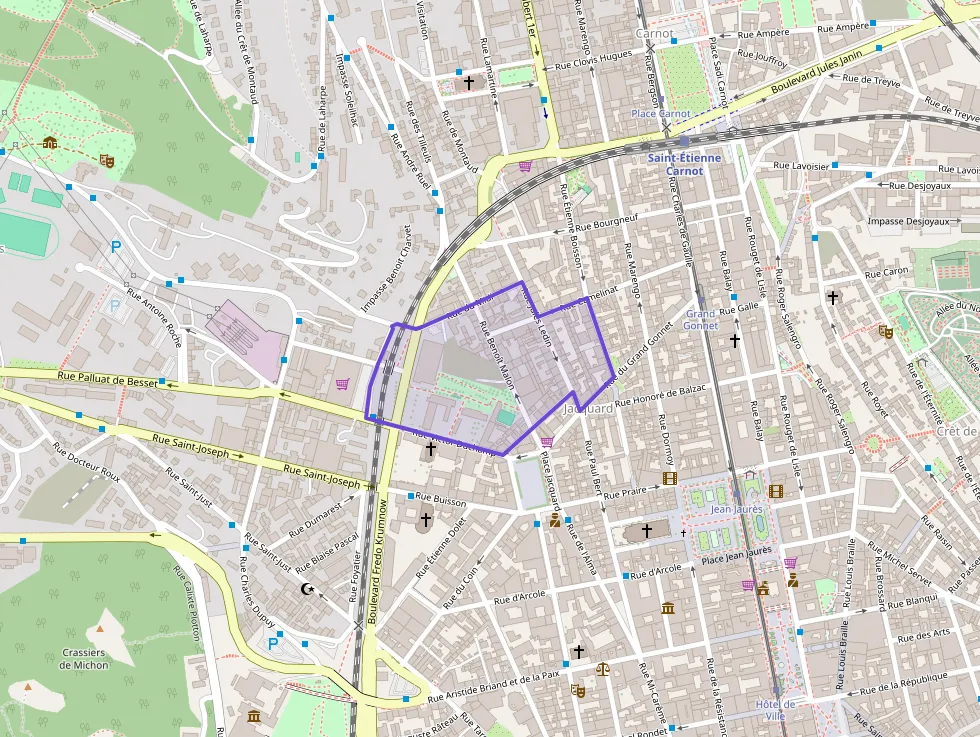 Appartement 44 m² une piece à vendre à Saint-Étienne