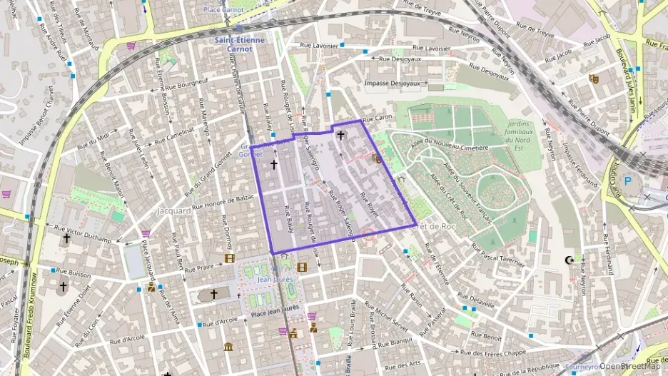 Appartement 98 m² quatre pièces à vendre à Saint-Étienne