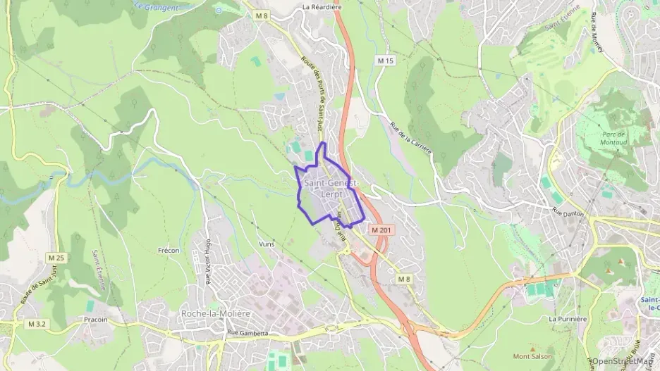 Appartement 34 m² une piece à vendre à Saint-Genest-Lerpt